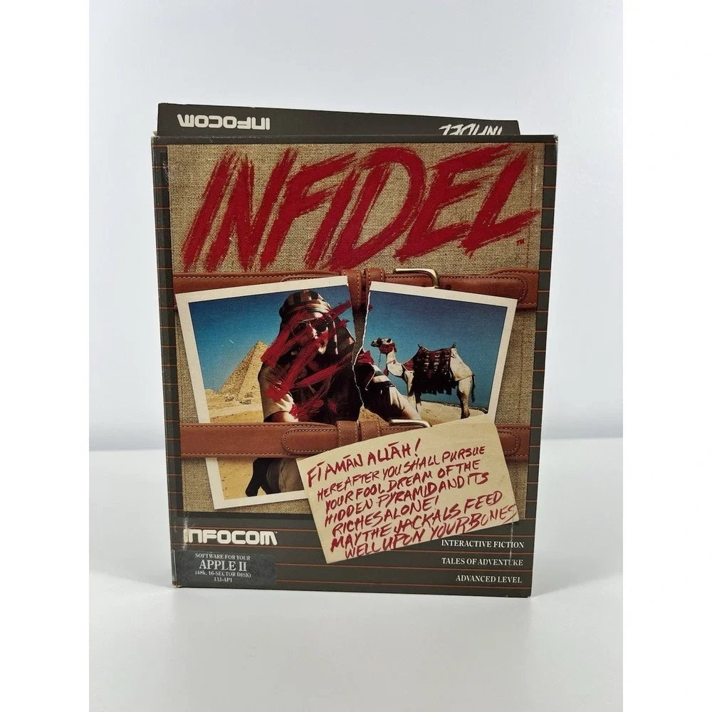 INFIDEL Infocom Apple II PC Vintage Computer Game 1984